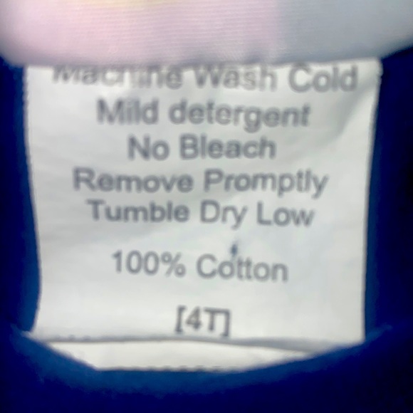 Unisex banana split teepee long sleeve tshirt size 4t in EUC!! - Picture 3 of 4